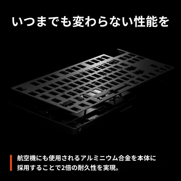 SteelSeries ラピッドトリガー 搭載 ゲーミングキーボード テンキーレス 無線 ワイヤレス 英語配列｜trafstore｜08