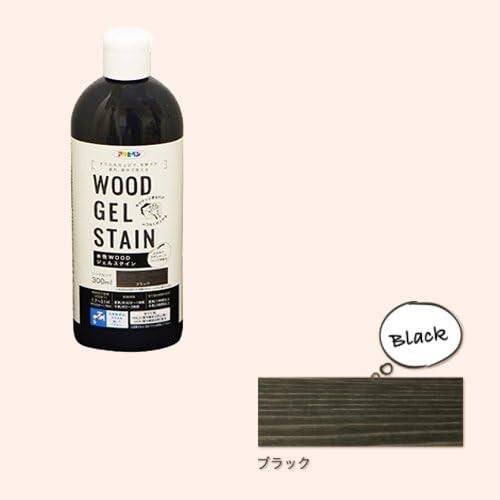 アサヒペン 塗料 ペンキ 水性ＷＯＯＤジェルステイン 300ML ブラック 水性 ジェルタイプ 半艶 ス｜trafstore｜03