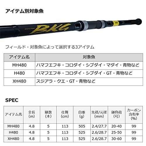 ダイワ(DAIWA) バトルゲーム ブッコミゲーム(BG BKG) T H480 ダイワ DAIWA バトルゲーム ブッコミゲーム BG BKG H480