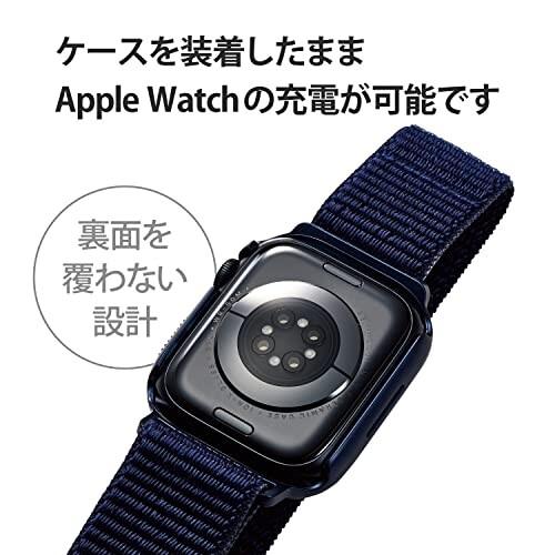 エレコム Apple Watch (アップルウォッチ) ケース カバー バンド一体型 45mm (Apple Watch 8 7 対応) ガラス｜trafstore｜07