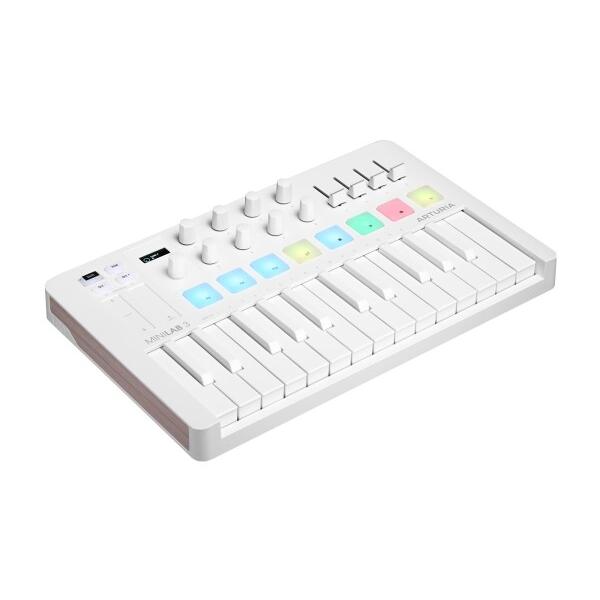 Arturia MIDI キーボード コントローラー MiniLab 3 ALPINE WHITE アルパインホワイト｜trafstore｜03