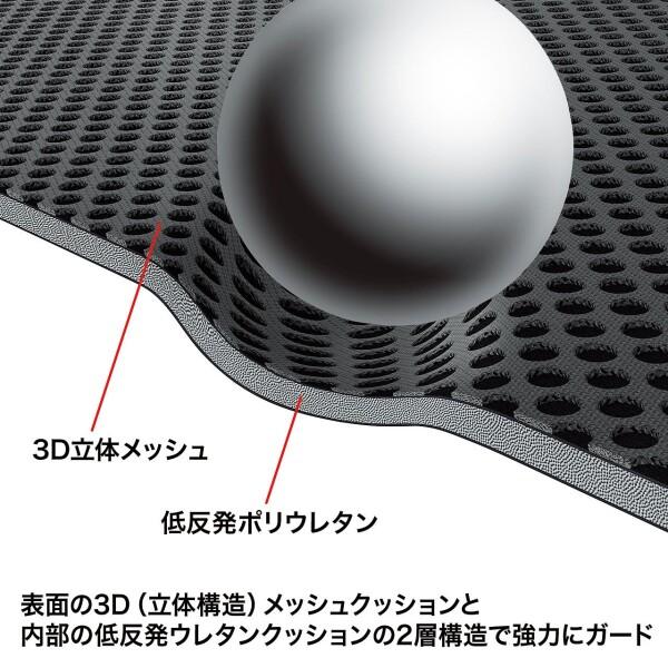 サンワサプライ 低反発3Dメッシュケース(15.6インチ) IN-SG15BK｜trafstore｜03