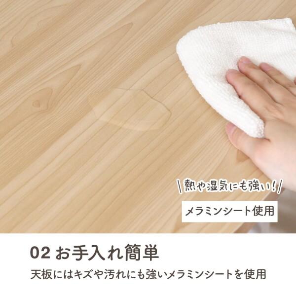 フラワースタンド 屋内 ディスプレイラック 5段 【つくえ】 幅64×奥行50×高さ120cm ホワイト