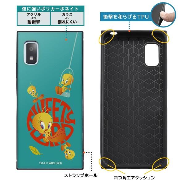 イングレム AQUOS wish3 ケース ルーニー・テューンズ 耐衝撃 カバー KAKU トゥイーティー カ｜trafstore｜06