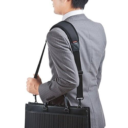 サンワサプライ AIRセルショルダーベルト(カーブタイプ) バッグ用 肩掛け 負担軽減 BAG-BELT4N ブラ｜trafstore｜03