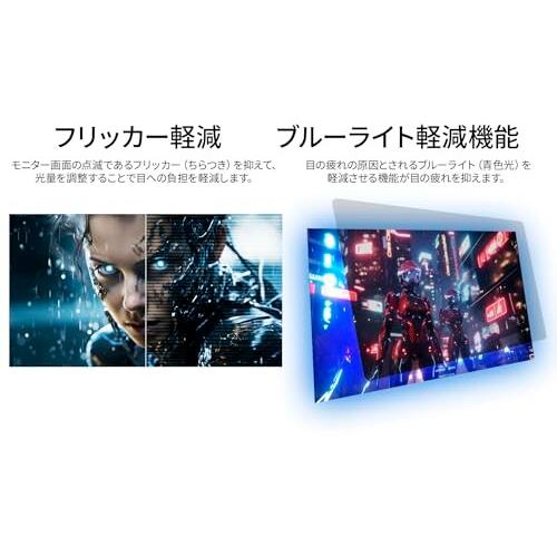 JAPANNEXT 24.5インチIPSパネル 240Hz対応ゲーミングモニター JN-IPS245G240FHDR HDMI DP PIP/PBP機能｜trafstore｜08