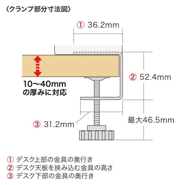 サンワサプライ(Sanwa Supply) クランプ式USB充電器(Type-C×1ポート+USB A×3ポート) ホワイト ACA-IP51W｜trafstore｜09