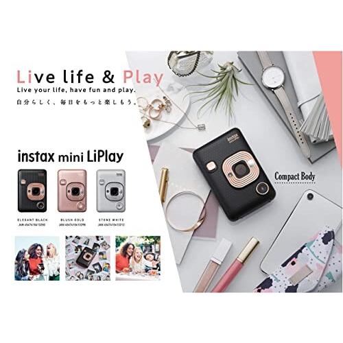 富士フイルム(FUJIFILM) チェキ インスタントカメラ/スマホプリンター instax mini LiPlay ブラッ｜trafstore｜08