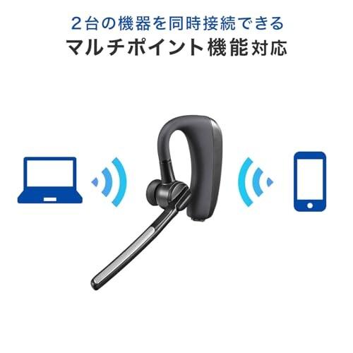 サンワサプライ(Sanwa Supply) Bluetoothヘッドセット(デュアルマイクノイズキャンセル搭載) MM-｜trafstore｜06