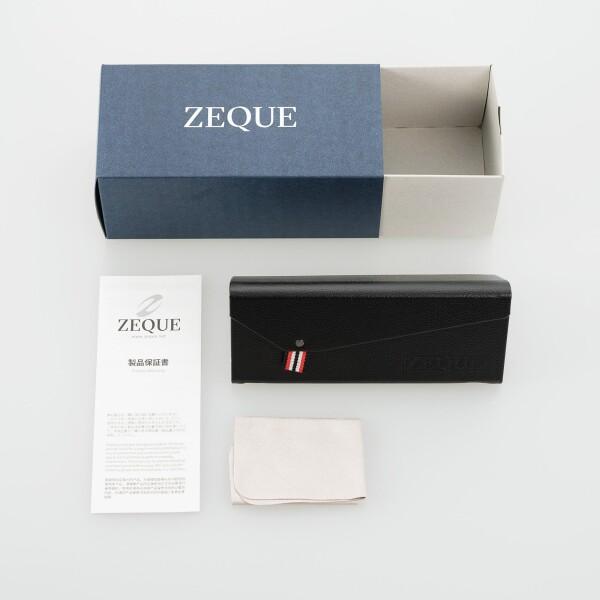 Zeque(ゼクー) 偏光サングラス Belle(ベル) F-2085 ブラック&シルバー