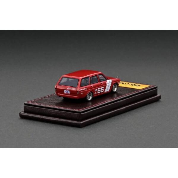 ignition model 1/64 ダットサン ブルーバード (510) Wagon Red 完成品｜trafstore｜02