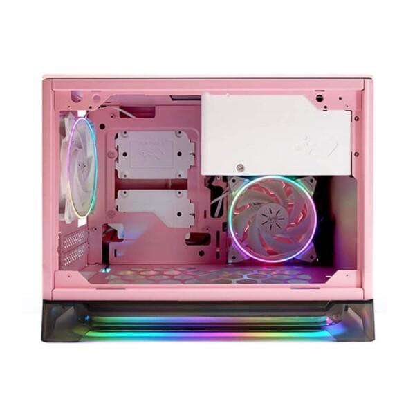 IN WIN 750W電源搭載 Mini-ITXケース ARGB対応「Sirius Pure」ファン2基を標準搭載 ( IW-A1PRIME-PINK )｜trafstore｜03