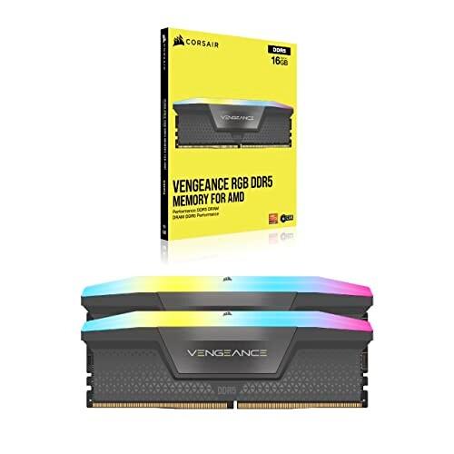 CORSAIR DDR5-5200MHz デスクトップPC用メモリ VENGEANCE RGB DDR5シリーズ (PC5-41600) 32GB (16GB×2枚) CMH32｜trafstore｜06