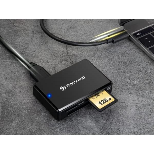Transcend USB 3.1 (マイクロUSB - USB Type C) マルチカードリーダー (SD・SDHC・SDXC UHS-I/microSDHC・micr｜trafstore｜07