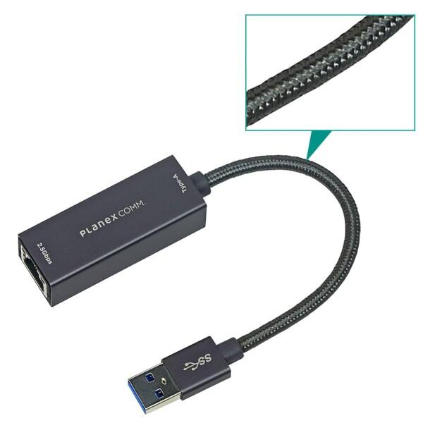 Planex 有線LANアダプター USB-TypeA マルチギガビット(2.5Gbps)対応 USB-LAN2500R2｜trafstore｜07