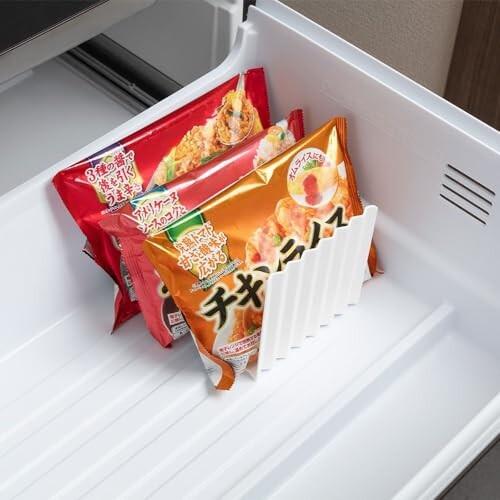 リバティーコーポレーション 冷蔵庫 冷凍庫 仕切り 仕切板 4枚組 ホワイト 日本製 LD-493 St｜trafstore｜05