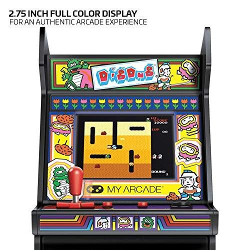 MyArcade 6.75インチ レトロ ディグダグ ミニゲーム ホワイト & ブラック DGUNL-3221｜trafstore｜02