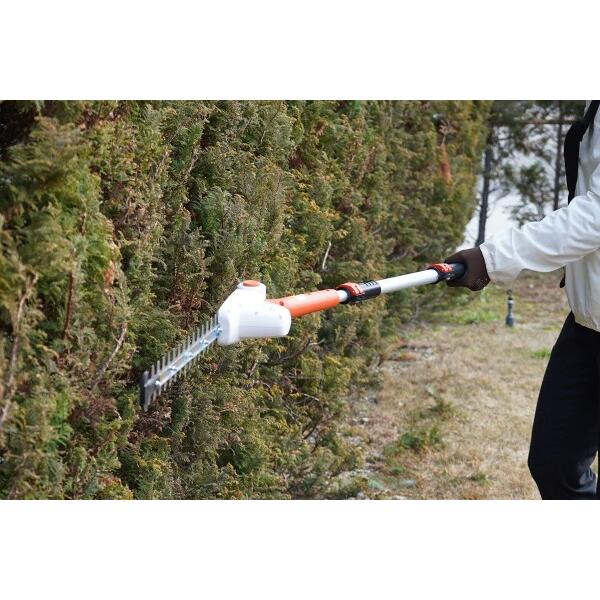 工進(KOSHIN) 18V 2.0Ah 充電式 伸縮 軽量 ポール ヘッジトリマー SPH