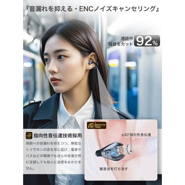 Earaku (イアラク) SoundClip ワイヤレスイヤホン オープン