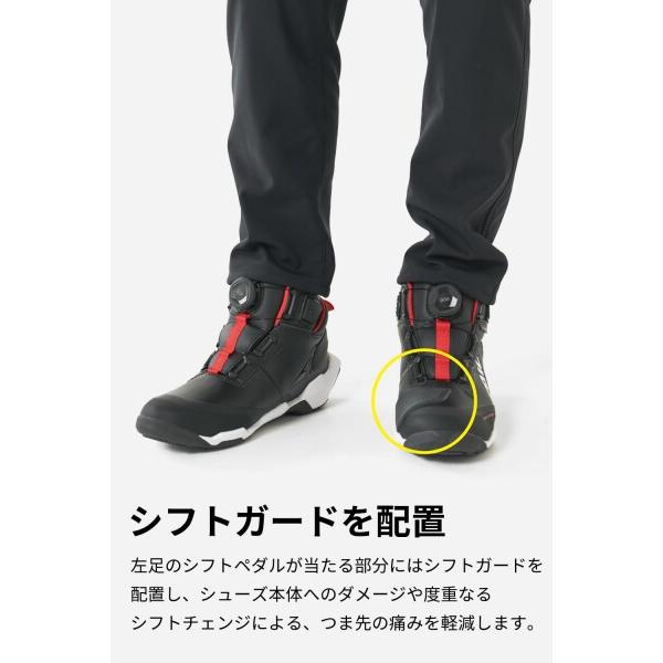 RSタイチバイク ライディングシューズ 靴防水 プロテクター内蔵 BOAダイヤル TAICHI RSタイチ RS バイク用 春夏 プロテクター内蔵 BOA