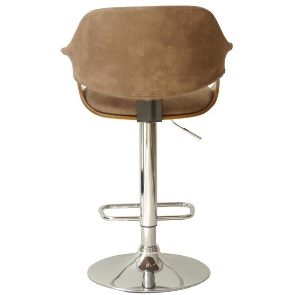 ガルト(Gart) カウンターチェア ブラウン 幅56×奥行51×高さ90