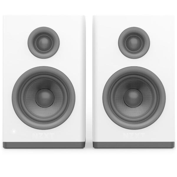 NZXT アンプ内蔵PCスピーカー AP-SPKW2-JP SP1104 NZXT Relay Speakers White デスクトップサイズ アンプ内蔵 PC