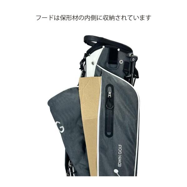 ゴルフバッグ エドウィン EDWIN ゴルフバッグ ネイビー/ホワイト 楽天