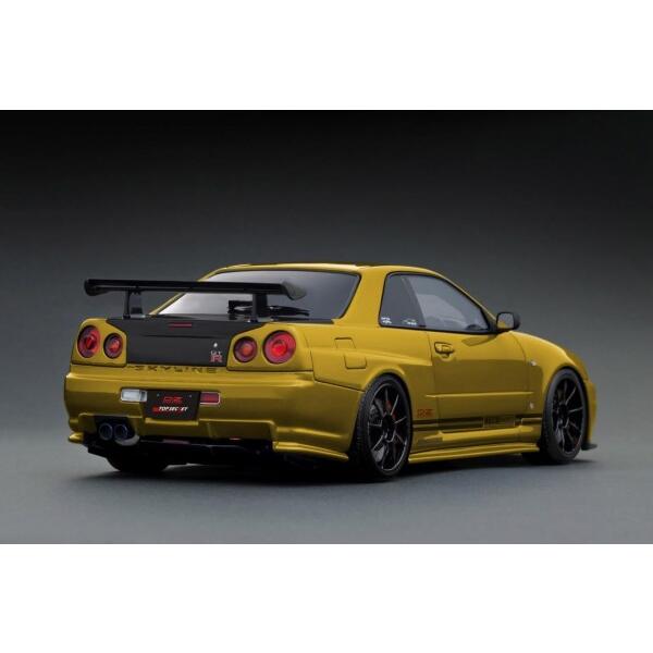 ignition model 1/18 TOP SECRET 34GT-R (BNR34) Gold 完成品