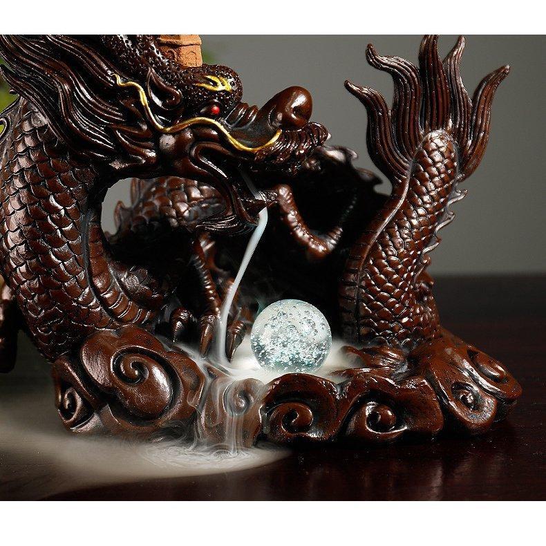 ●龍上観音 線香立て置き物 【逆流線香】 ㋯ ○龍上観音 線香立て置き物 【逆流線香】 ㋯