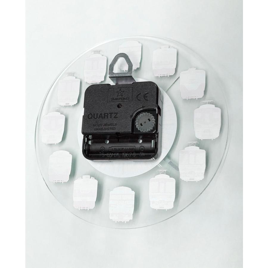 壁掛式アクリル時計 JR京都線・神戸線 新快速 親子 祖父 国鉄