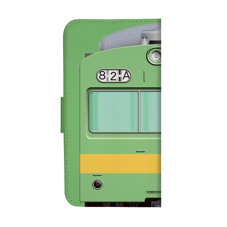 スマホケース 手帳タイプ iPhone12 iPhone12mini Android 多機種対応  鉄道 No.24   103系ウグイス( 関西本線 ) ＪＲ西日本商品化許諾済 |  | 02