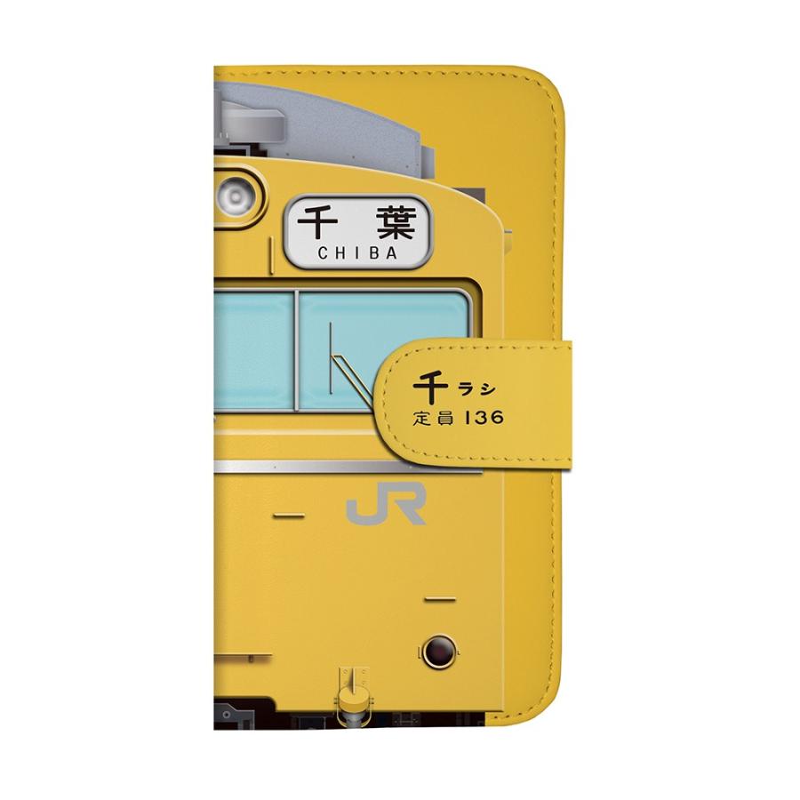 スマホケース 手帳タイプ iPhone12 iPhone12mini Android 多機種対応  鉄道 No.25   103系カナリア非ATC車(総武中央緩行線)  ＪＲ東日本商品化許諾済 |  | 03