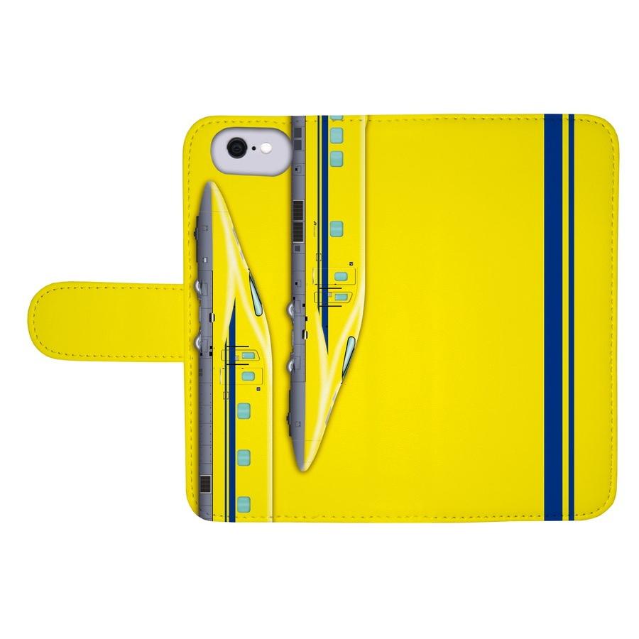 923形 ドクターイエロー　鉄道スマホケース No.48　手帳タイプ 最新iPhone〜旧型iPhoneに対応 iPhone14 iPhone13 iPhone12 iPhone11 iPhoneSE iPhoneX等 新幹線 |  | 01