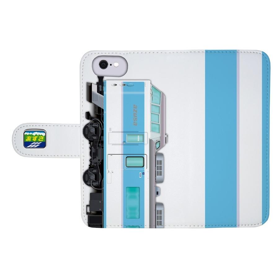 189系 あずさ色 鉄道スマホケース No.51 手帳 タイプ Android端末専用 Xperia Google Pixel AQUOS 他対応可　爆買 |  | 01