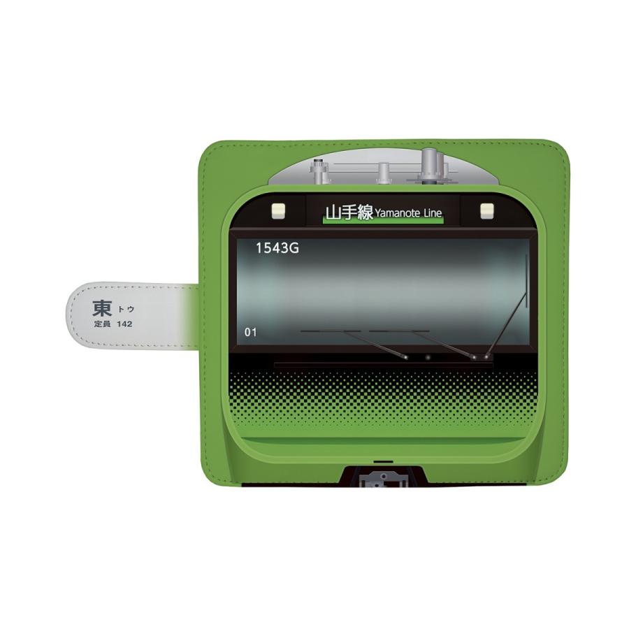 スマホケース 手帳タイプ iPhone12 iPhone12mini Android 多機種対応 鉄道 No.54  E235系（山手線）  JR東日本商品化許諾済 |  | 01