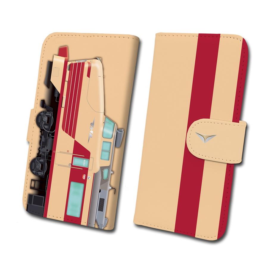 スマホケース 手帳タイプ iPhone12 iPhone12mini Android 多機種対応 鉄道 No.55 485系 クハ481-100番台