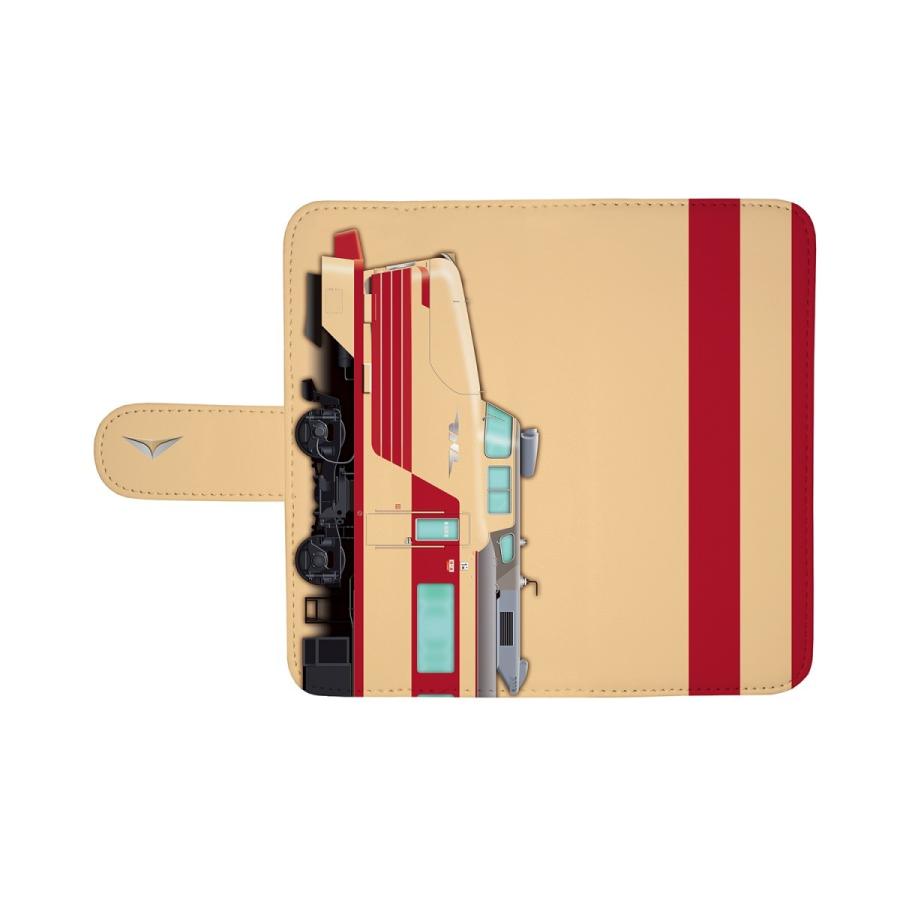 スマホケース 手帳タイプ iPhone12 iPhone12mini Android 多機種対応 鉄道 No.55 485系 クハ481-100番台