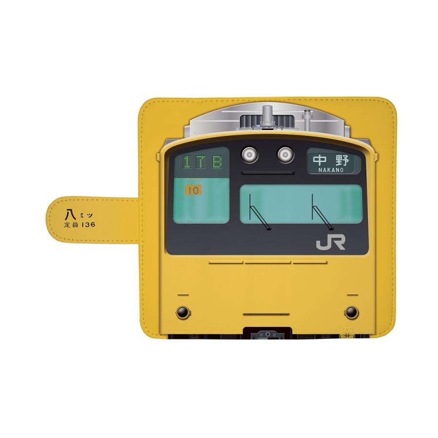 スマホケース 手帳タイプ iPhone12 iPhone12mini Android 多機種対応 鉄道 No.59  201系 (総武中央緩行線)   JR東日本商品化許諾済 |  | 01