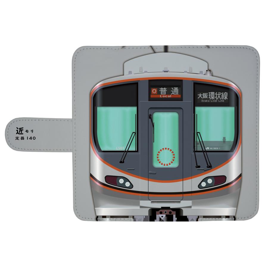 スマホケース 手帳タイプ iPhone12 iPhone12mini Android 多機種対応 鉄道 No.62  323系　JR西日本商品化許諾済 |  | 01