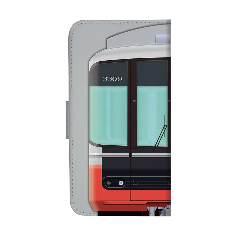 スマホケース 手帳タイプ iPhone12 iPhone12mini Android 多機種対応　鉄道スマホケース No.71　名鉄3300系 新塗装　名古屋鉄道株式会社商品化許諾済 |  | 03