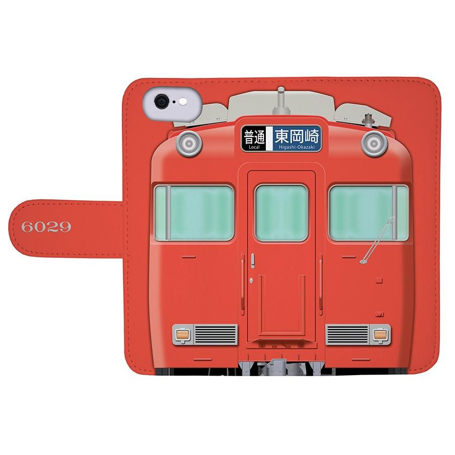 名鉄6000系　鉄道スマホケース No.72　手帳タイプ 最新iPhone〜旧型iPhoneに対応 iPhone14 iPhone13 iPhone12 iPhone11 iPhoneSE iPhoneX 父の日 敬老の日 |  | 01