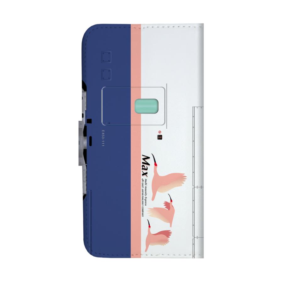 スマホケース 手帳タイプ iPhone12 iPhone11 XR Android　鉄道スマホケース No.90　E4系 Maxとき　JR東日本商品化許諾済 |  | 03