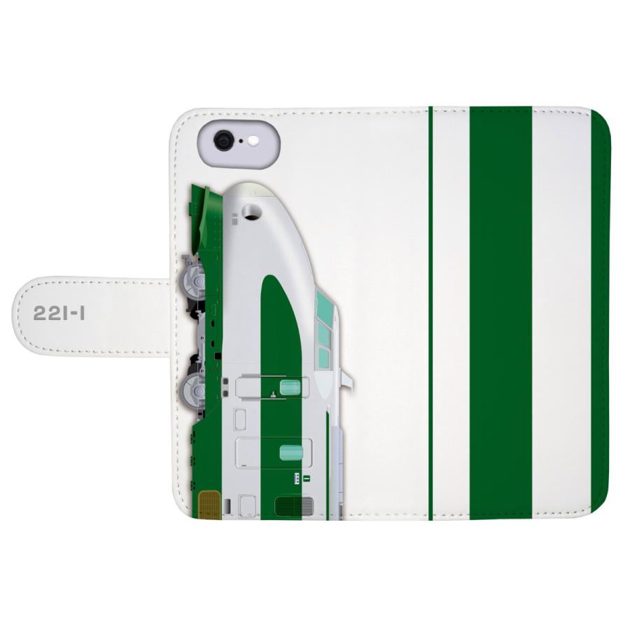 200系 221形 鉄道スマホケース No.95 手帳タイプ 最新iPhone〜旧型