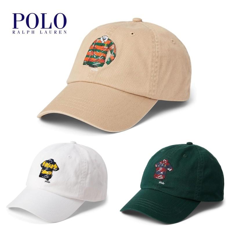 POLO Ralph Lauren 刺繍ロゴキャップ　帽子 POLO RALPH LAUREN（ポロ・ラルフローレン） ラガーシャツ刺繍キャップ