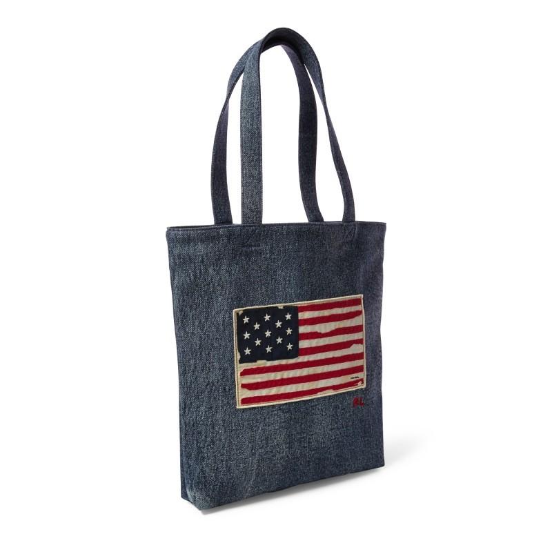 POLO RALPH LAUREN Polo Ralph Lauren 星条旗デニムトートバッグ ポロ