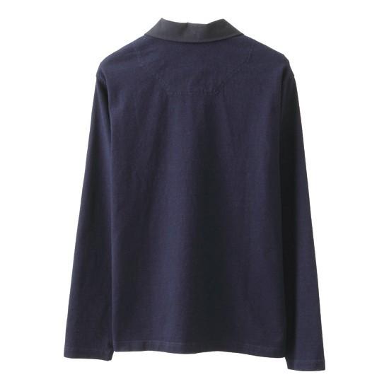 canterbury L/S INDIGO RUGGER SHIRT（Men's） RA45601 ロングスリーブインディゴラガーシャツ（メンズ） カンタベリー｜tramsusa｜02