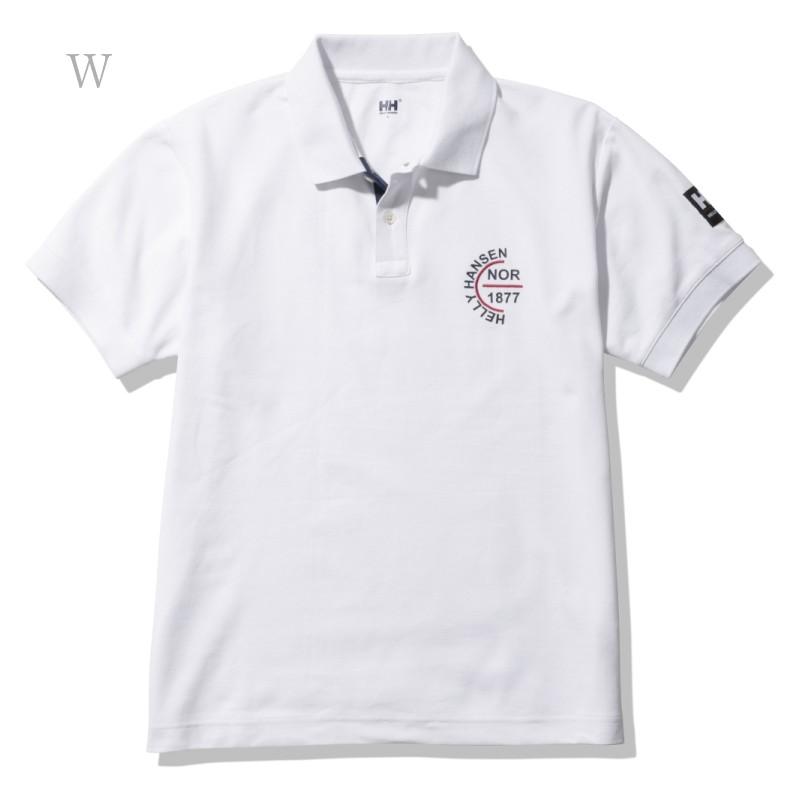 【メール便発送】HELLY HANSEN S/S Sail Number Polo HH32219 ショートスリーブセイルナンバーポロ （メンズ） ヘリーハンセン 半袖ポロシャツ | HELLY HANSEN | 03