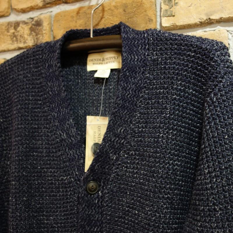 デニム&サプライ コットンカーディガン デニム&サプライ コットンカーディガン Daily Knit Denim