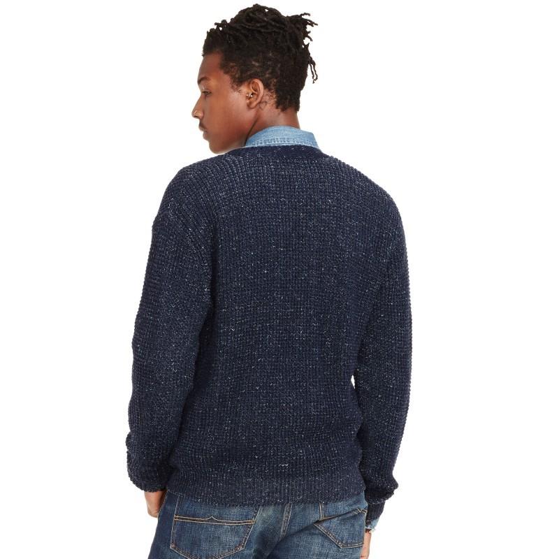 デニム&サプライ コットンカーディガン デニム&サプライ コットンカーディガン Daily Knit Denim