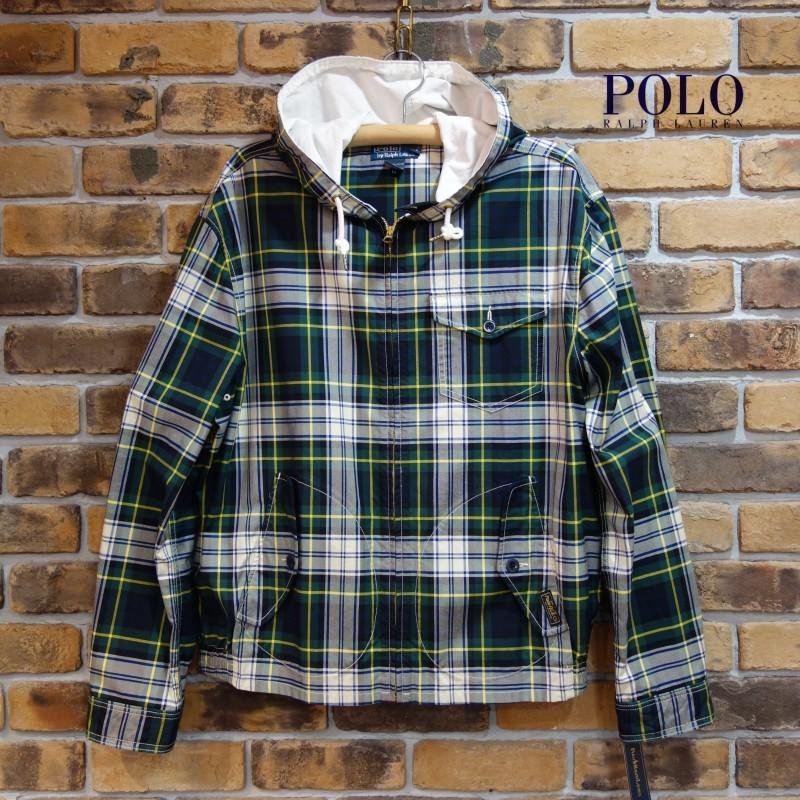 現行】Ralph Lauren タータンチェック マウンテンパーカー フード Polo